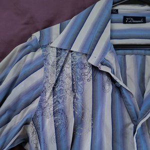 7 Diamonds Long Sleeve Button Front Shirt